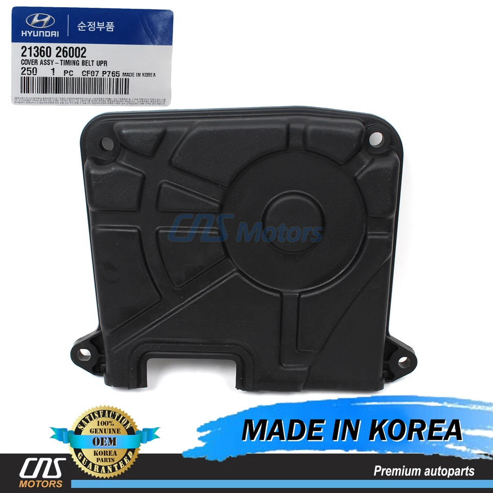 GENUINE Timing Belt Cover UPPER for 01-11 Hyundai Accent Kia Rio Rio5 2136026002 — 第 1/1 张图片