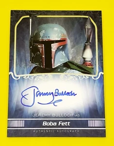 2015 Topps Star Wars Masterwork Autograph Jeremy Bulloch as Boba Fett - Picture 1 of 3