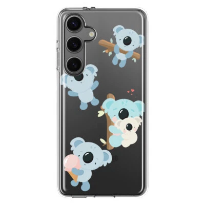 Funda Mundaze para Samsung Galaxy S24 Plus Cubierta Azul Koala Friends Helado Foto 1 de 4