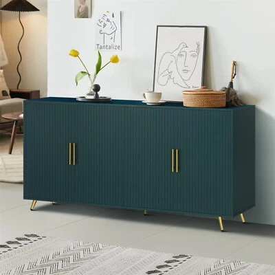 Sideboard Buffet Storage Cabinet with Adjustable Shelves for Living Room - Image 1 of 4