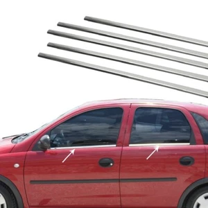 Edelstahl Fensterschachtleisten für OPEL CORSA C - Bild 1 von 6