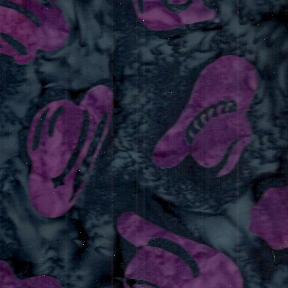 Fandango Púrpura Vaquero Western Sombreros Batik Avlyn Tela Foto 1 de 1