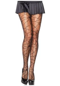 Wonderland Kostüme Damen schwarze Netzstrumpfhose im Used-Look - Einheitsgröße (90-160 Pfund) - Bild 1 von 1