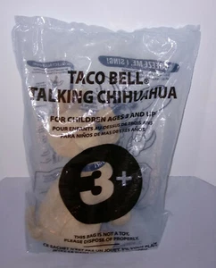 TACO BELL CHIHUAHUA cane peluche che canta YO QUIERO bambola di peluche VINTAGE SIGILLATO leggi - Foto 1 di 3
