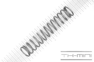 Molla a pressione 3mm applicata 33x157mm 22,3kg spirale acciaio inox metallo - Foto 1 di 1