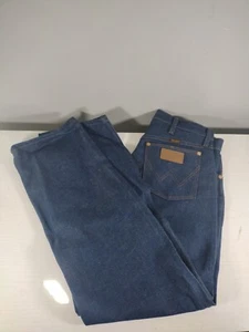 NWOT Vintage 1970s Wrangler Denim Blue Jeans Men's 32x34 Made In Costa rica - Picture 1 of 6