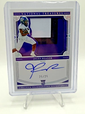 Jalen Reagor 2020 National Treasures 2 Color Patch Rc On Card Auto (25/25) 1/1 - Image 1 of 2