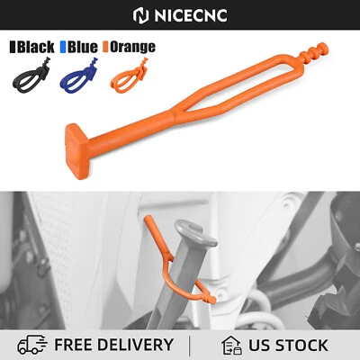 Correa de batería de soporte lateral de goma para KTM 125-500 SX XC SXF XCF EXC F XCW Foto 1 de 4