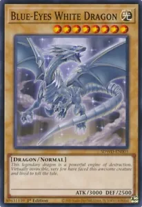 3 x Blue-Eyes White Dragon (SDWD-EN003) - Common - 1st Edition - Picture 1 of 1