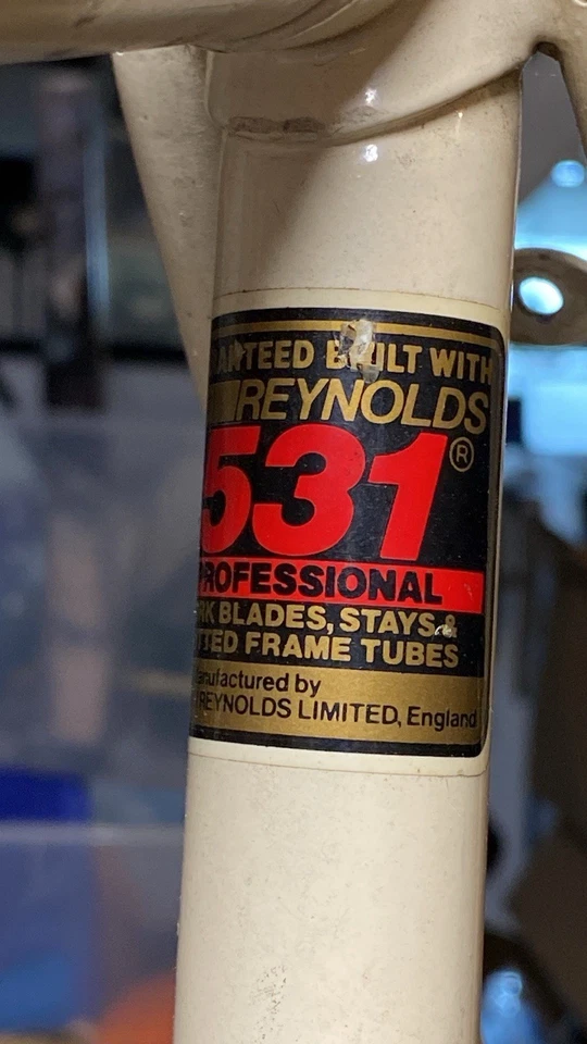 Cuadro de Bicicleta Gitane Vintage con Horquillas Tubo Superior 59cm Tubo Asiento 64cm Foto 1 de 4