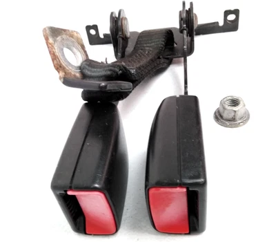 07-13 Chevy Avalanche Cadillac 2ND fila cinturón de seguridad hebilla centro izquierdo negro F69 Foto 1 de 4