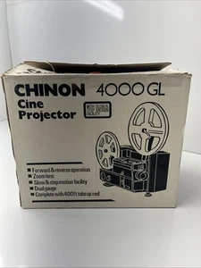 Vintage Chinon 4000GL 8mm Variable Speed Movie Projector Read! - Picture 1 of 11
