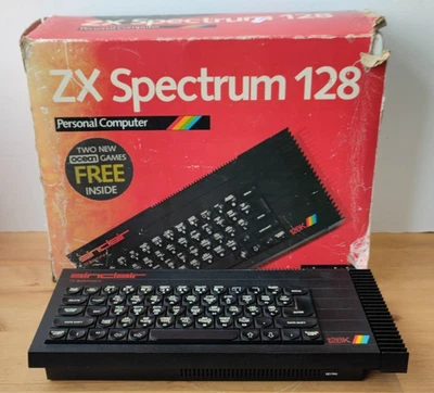 Computadora Toastrack Sinclair ZX Spectrum+ 128K en caja ~ enciende - necesita membrana - Imagen 1 de 4