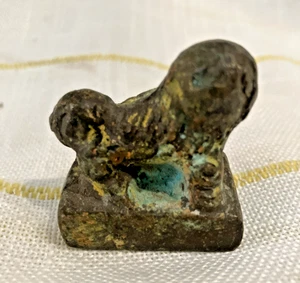 Foo perro peso opio oro foca del sudeste asiático chino - Imagen 1 de 12