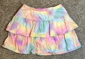 Girls Jumping Bean Cartwheel Scooter Bright Rainbow Skort Size 8 - Picture 1 of 3