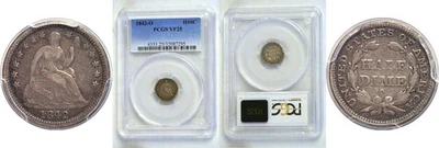 1842-O H10C Seated Liberty Half Dime PCGS VF-25 - Image 1 of 3