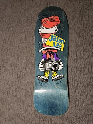 JASON LEE Cat In The Hat Photographer Skateboard Deck (SEE PICS FOR CONDITION) - Image 1 of 3