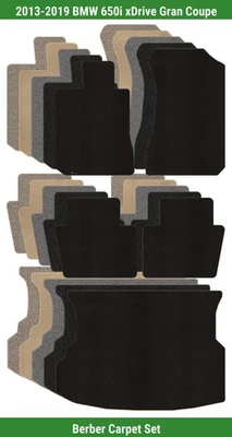 Lloyd Custom Berber Carpet Mat Set for BMW 650i xDrive Gran Coupe (5 pieces) #UP - Image 1 of 4