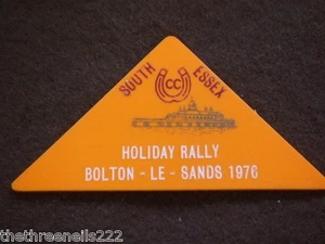 CARAVAN CLUB BADGE - HOLIDAY RALLY - BOLTON-LE-SANDS 1976 - Picture 1 of 1