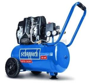 COMPRESSORE SUPERSILENZIATO BICILINDRICO 1,5 HP 8 BAR 24L SCHEPPACH HC25Si - Picture 1 of 5