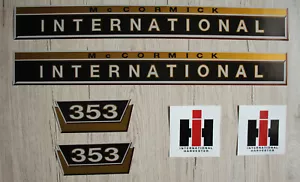 IHC / Mc Cormick Aufkleber international 353 Gold Logo Emblem Sticker Label kurz - Bild 1 von 1