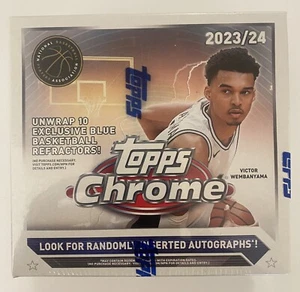 2023/24 Topps Chrome Basketball Monster Box (Factory Sealed)-50 Cards Per Box - Picture 1 of 15