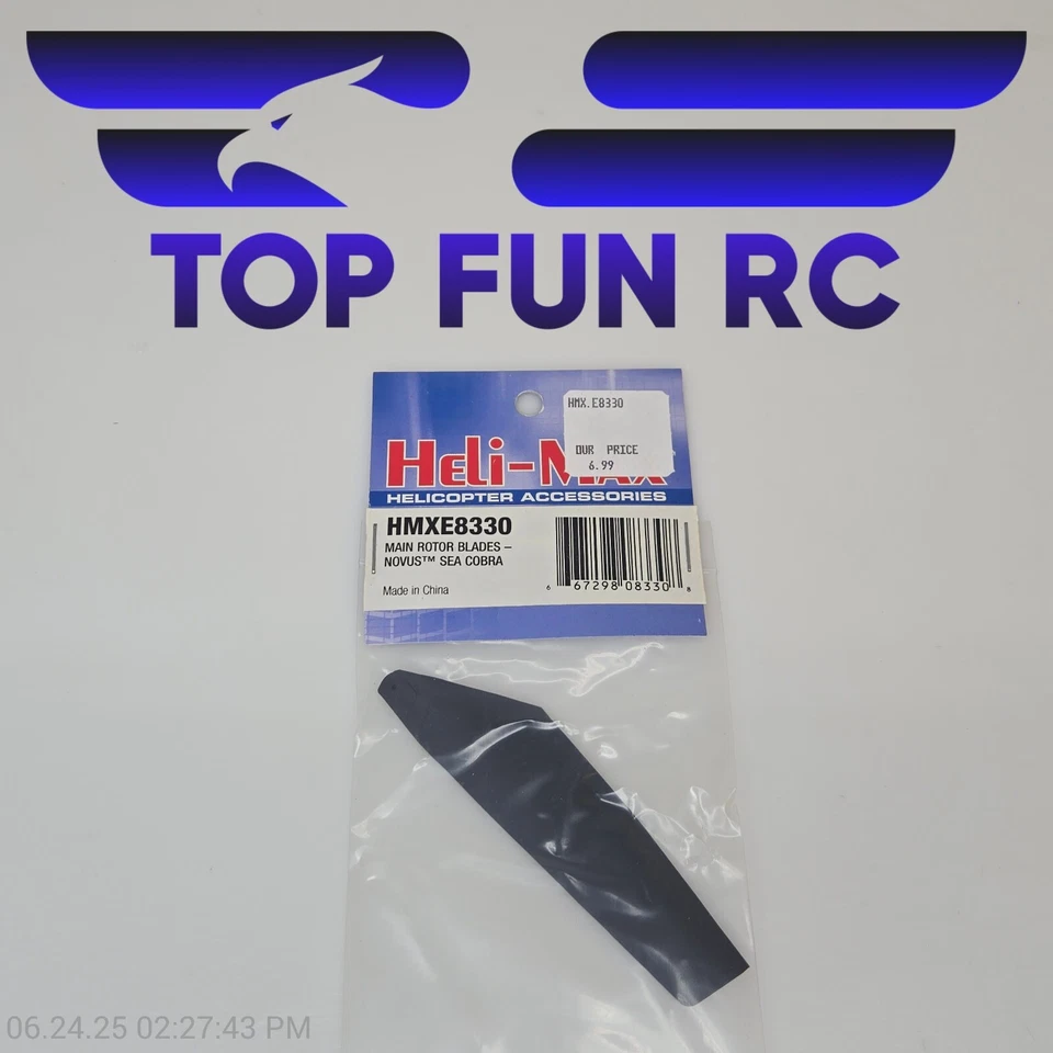 Heli-Max HMXE8330 Main Rotor Blades Novus Sea Cobra - Image 1 of 1