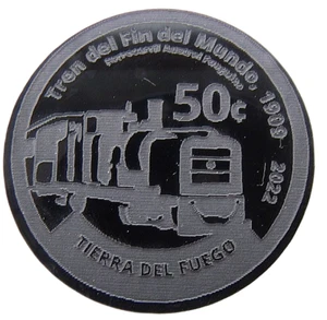 ARGENTINA - ADPNA 50 CENTAVOS 2022 TREN ALETA DEL BOCA 32mm POLÍMERO COMPUESTO UNC - Imagen 1 de 2