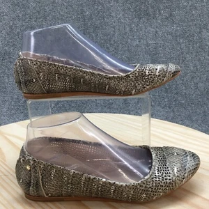 Vince Camuto Shoes Womens 6.5 M Lemel Ballet Flats Multicolor Leather Snakeskin - Picture 1 of 17