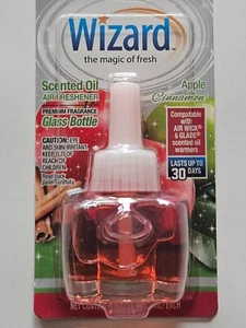 Wizard Scented Oil Air Freshener - Pack of 2 ( Apple Cinnamon 0.71 fl oz ) - Picture 1 of 3