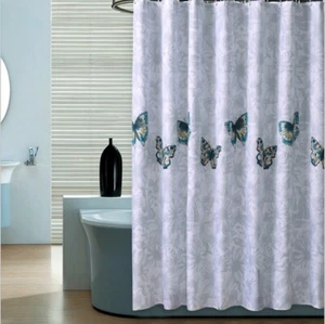 Shower Curtain Waterproof Fabric Bathroom Decoration - Picture 1 of 7