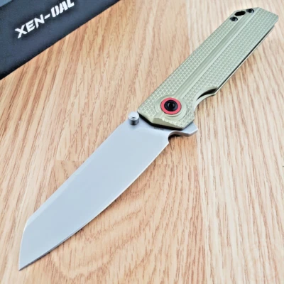 Oknife XEN-OAL Framelock 折叠刀 3.25 英寸 S45VN 钢制刀片铝手柄 — 第 1/4 张图片