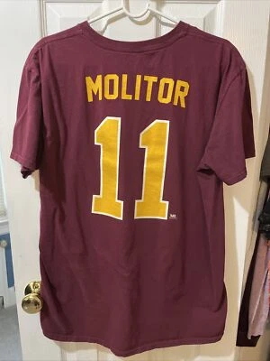 Camisa Paul Molitor Minnesota Twins The Victory Borgoña Hombre Talla XL Foto 1 de 2