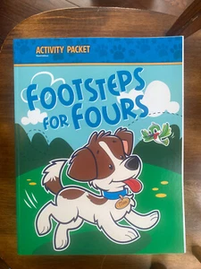 BJU Press Footsteps for Fours 3rd edition students worktext. CLEAN PAGES - Picture 1 of 1