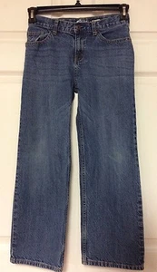 B Gosh Boy Jeans Size 10 Husky Classic Blue Adjustable Waist 109 - Picture 1 of 4