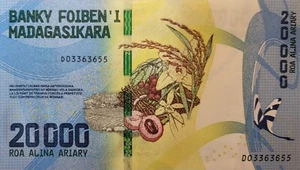 Madagascar - Billet de 20 000 ar 2017 - UNC - Picture 1 of 1
