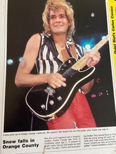 Carlos Cavazo, Quiet Riot, Full Page Vintage Pinup