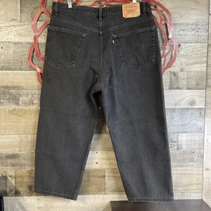Levi’s 550 Men’s Clothes SZ 40X32 Relaxed Fit Charcoal Denim Straight Leg Jeans - Picture 1 of 11
