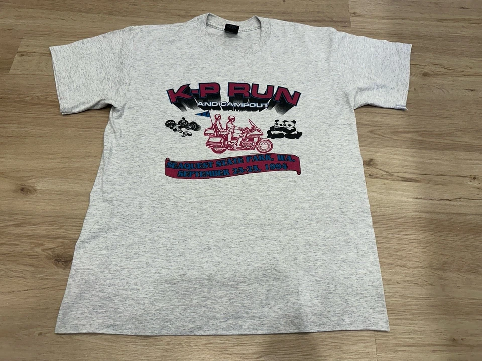 Camiseta Platinum Plus Puntada Única XL State Park Silver Lake Toutle De Colección Foto 1 de 4