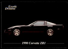 1992 ALL SPORT MARKETING EXOTIC DREAM CARS 1990 CORVETTE ZR1 #37