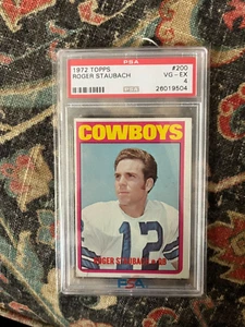 Roger Stauback 1972 Topps RC PSA 4 en muy buen estado-ex - Imagen 1 de 1