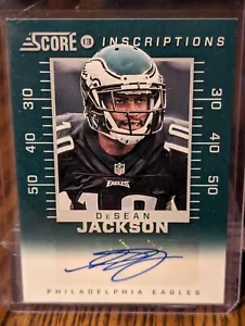 2013 Score Desean Jackson Inscriptions Autograph - Picture 1 of 2