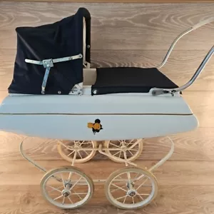 TRI-ANG Vintage Kinderwagen Metall Blech Puppe Retro Antik Traditionell Spielzeug - Bild 1 von 11