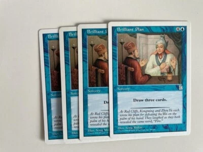 MTG 4X PORTAL THREE KINGDOMS BRILLIANT PLAN P3K NM MAGIC THE GATHERING ENGLISH - Image 1 of 4