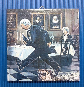 Azulejos decorativos mural azulejo de imagen idea de regalo cena (013DP) - Imagen 1 de 1