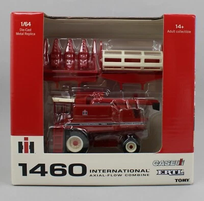 2025 ERTL 1:64 CASE IH *INTERNATIONAL HARVESTER* 1460 Combine w/RWA & (2) HEADS - Image 1 of 4