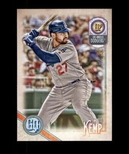 2018 Topps Gypsy Queen Bazooka Back #190 Matt Kemp (ref 109911) - Picture 1 of 1