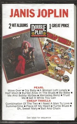 JANIS JOPLIN - Pearl/Cheap Thrills (Columbia/CBS #DT 38219 - USA, 1982) - Image 1 of 2