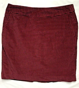 LL Bean Skirt Red Velvet Size 8 Favorite Fit - Picture 1 of 4