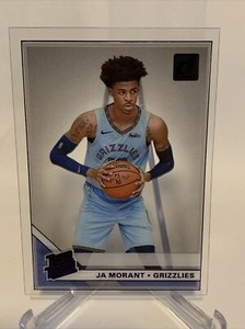 2019-20 Clearly Donruss Ja Morant Rated Rookie RC #52 Grizzlies